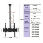 Soporte TV Techo hasta 60 pulgadas - Imagen 4