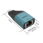 Adaptador USB C a RJ45 Ethernet 10/100 Mbps - Imagen 3