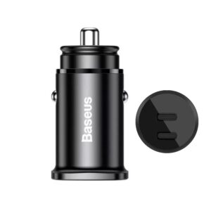 Cargador Auto Doble USB C 30W Baseus