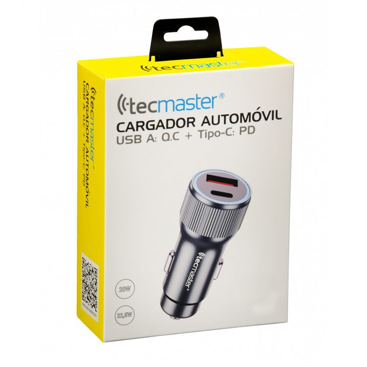 Cargador Automóvil USB C y USB Máx 42.5W - Imagen 2