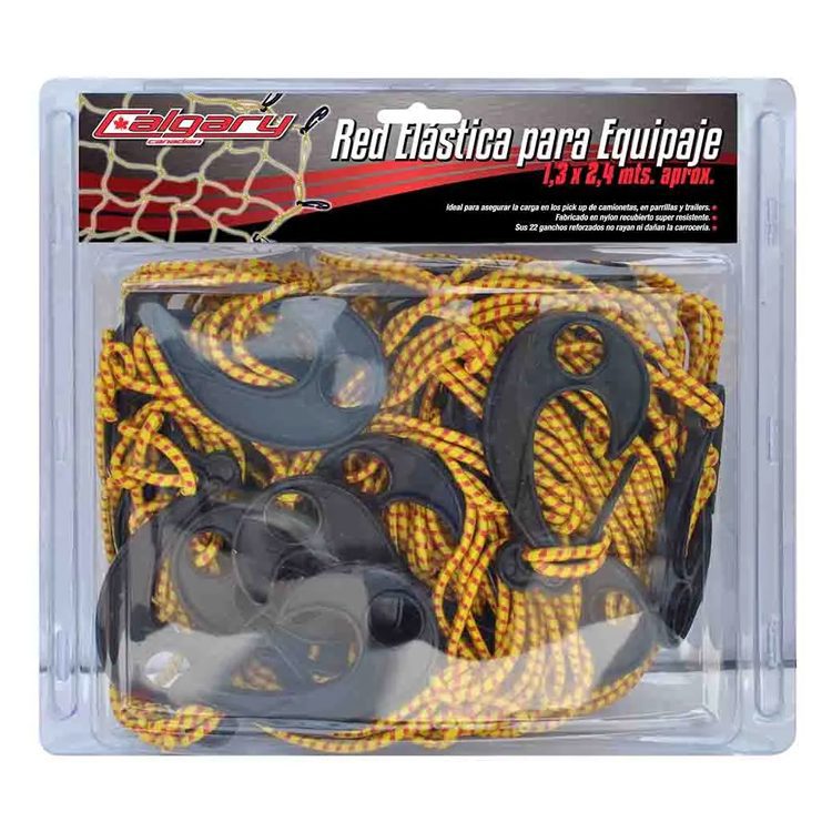 Red elástica equipaje maleta parrilla techo automóvil - Imagen 2