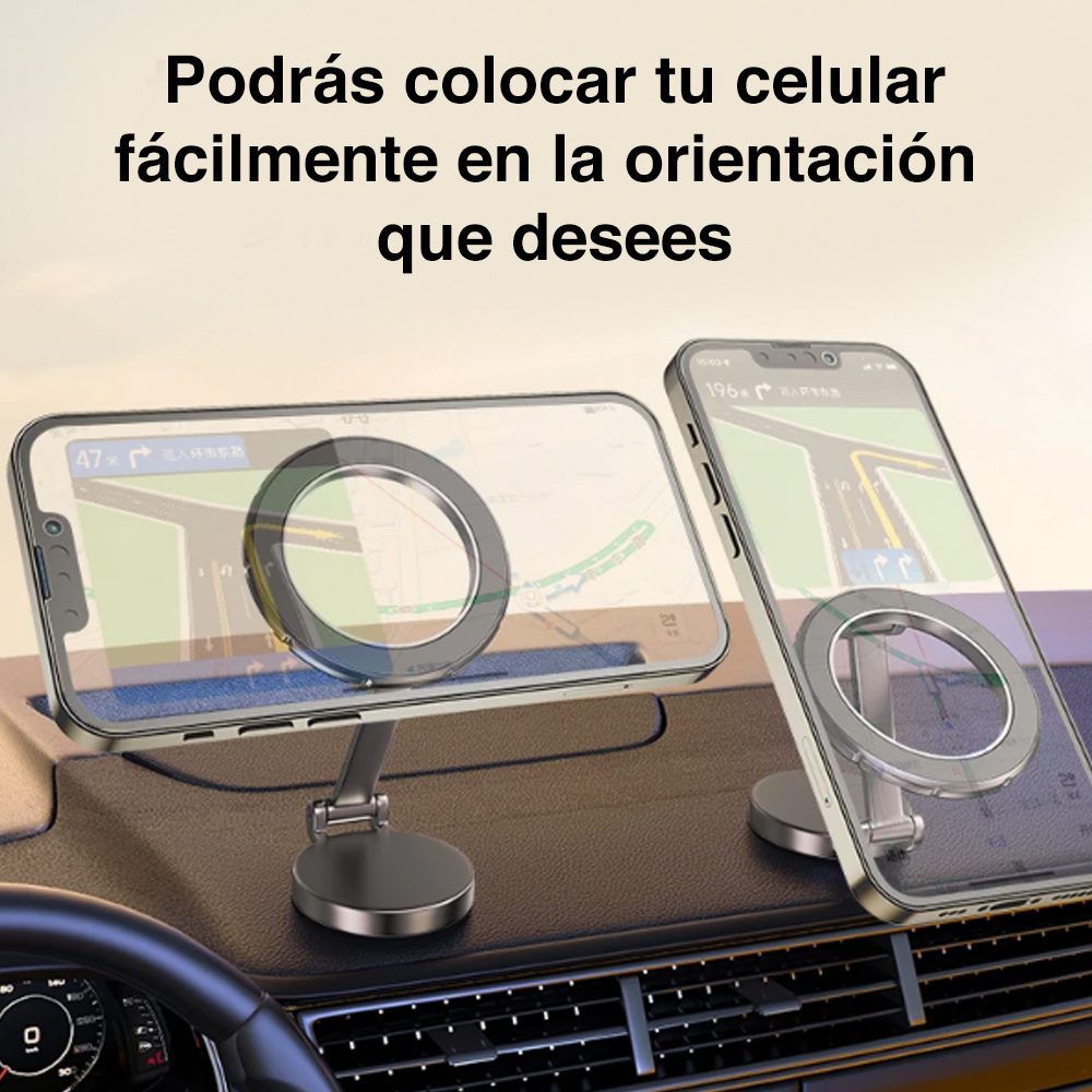Soporte celular automóvil con imán de aluminio - Imagen 4