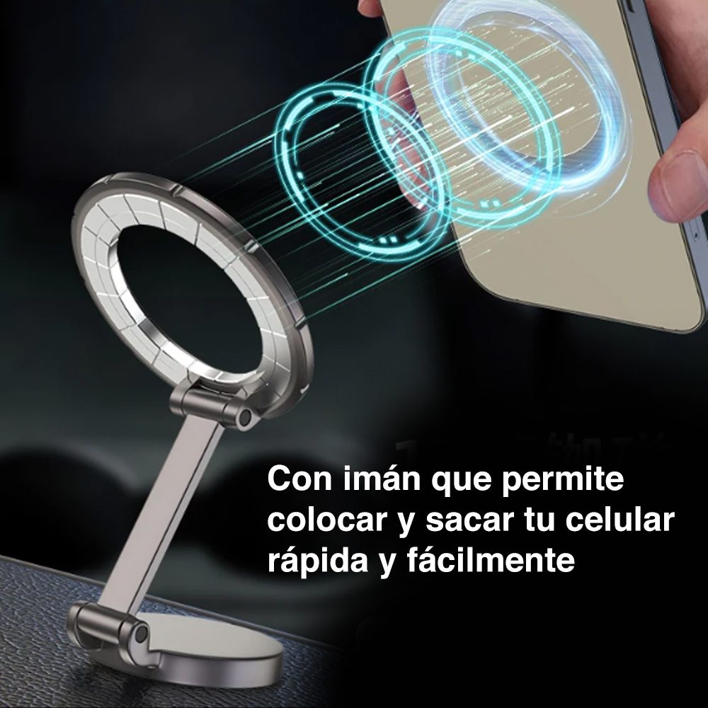 Soporte celular automóvil con imán de aluminio - Imagen 3