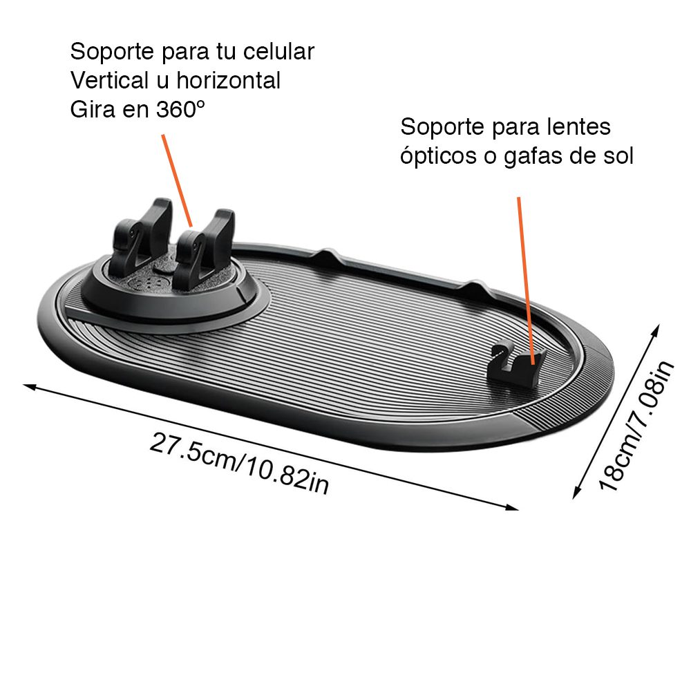 Soporte Antideslizante Celular Para Auto lentes - Imagen 4