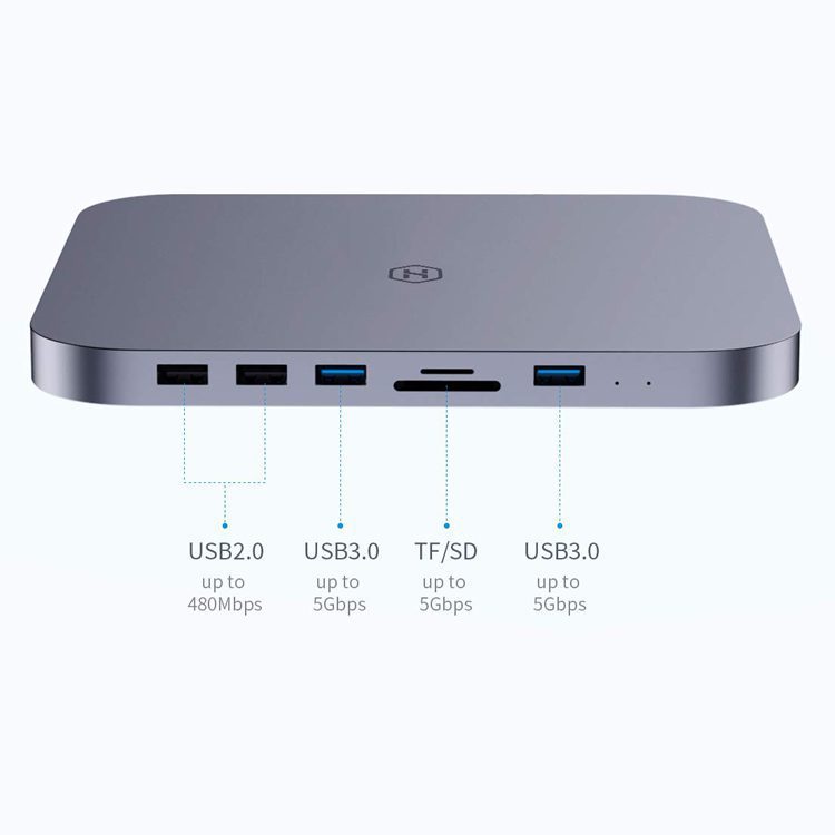 Docking Station USB C Mac Mini cofre SSD Sata - Imagen 7