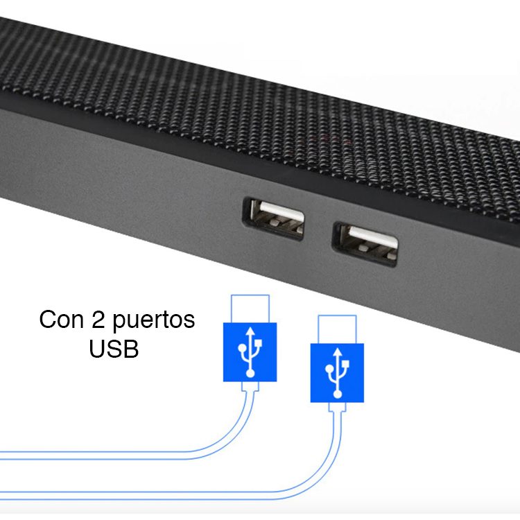 Ventilador notebook ajustable 4 ventiladores - Imagen 5