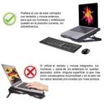 Ventilador notebook Base 2 ventiladores NW-638F - Imagen 5