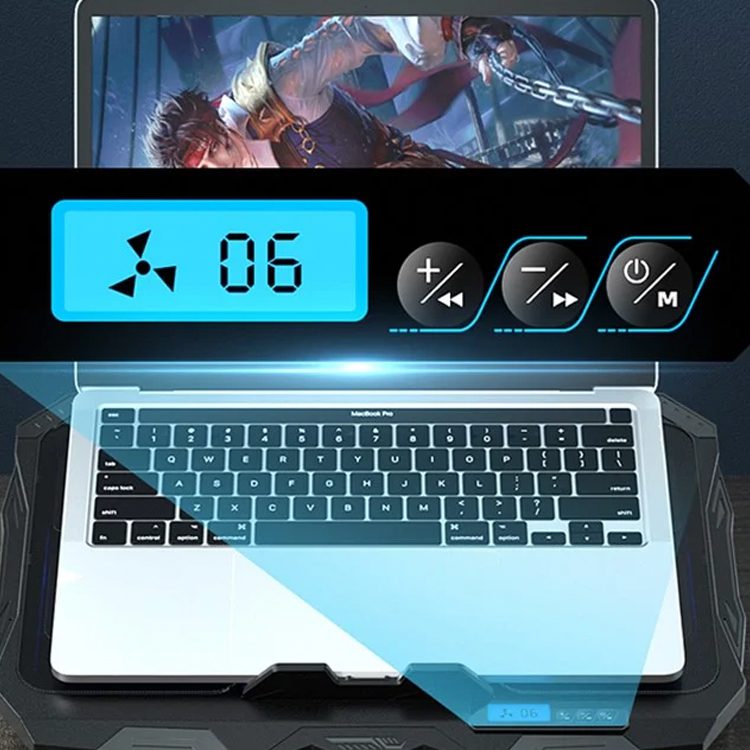 Ventilador notebook ajustable 4 ventiladores - Imagen 4