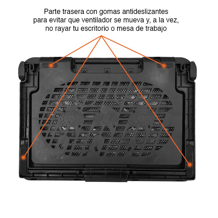 Ventilador notebook Base 2 ventiladores NW-638F - Imagen 3