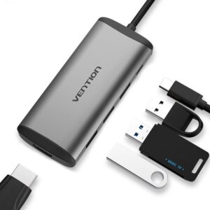 Adaptador USB C a HDMI y USB 3.0 Vention