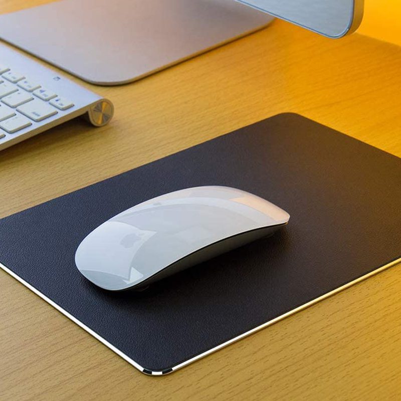 Mouse Pad Reversible Aluminio y Cuero PU - Imagen 8