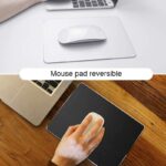 Mouse Pad Reversible Aluminio y Cuero PU - Imagen 5