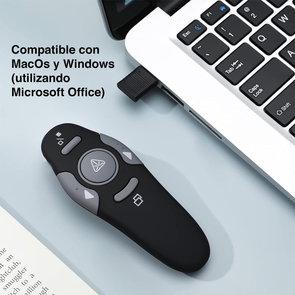Presentador inalámbrico puntero láser diapositivas - Imagen 2