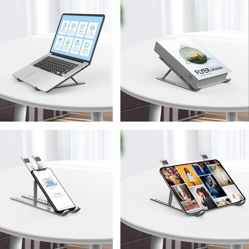 Soporte Plegable Notebook y Mac Aluminio 14" NW-A11 - Imagen 3