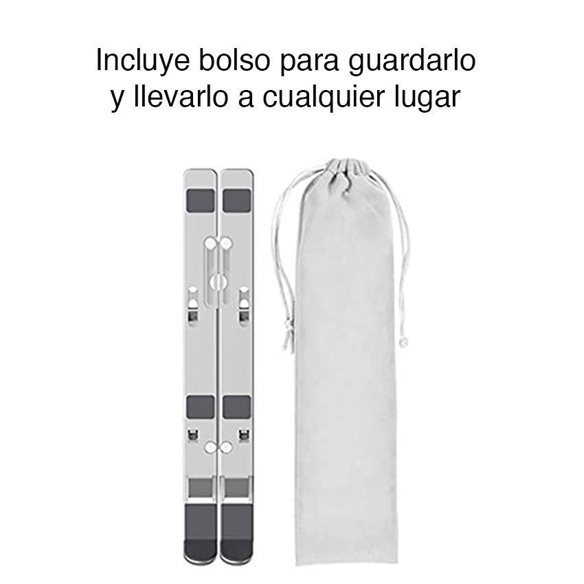 Soporte Plegable Notebook y Mac Aluminio 14" NW-A11 - Imagen 8
