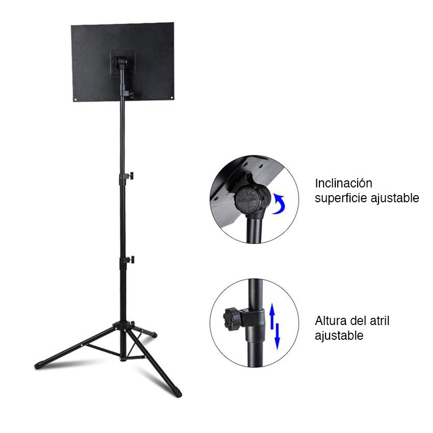 Atril Trípode Notebook ajustable y soporte celular - Imagen 4