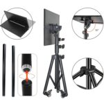 Atril Notebook ajustable y soporte celular con ruedas - Imagen 5