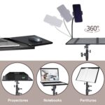 Atril Notebook ajustable y soporte celular con ruedas - Imagen 3