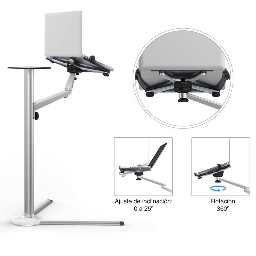 Atril para Notebook Stand Tablet Smartphone aluminio 105 cms - Imagen 2