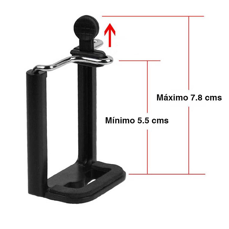 Adaptador celular para tripode palo selfie atril - Imagen 4