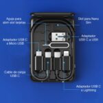 Kit adaptadores celular carga USB Micro y USB C - Imagen 6