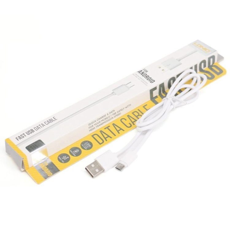 Cable USB a Micro USB Celular 1 metro máx 2.1A - Imagen 2