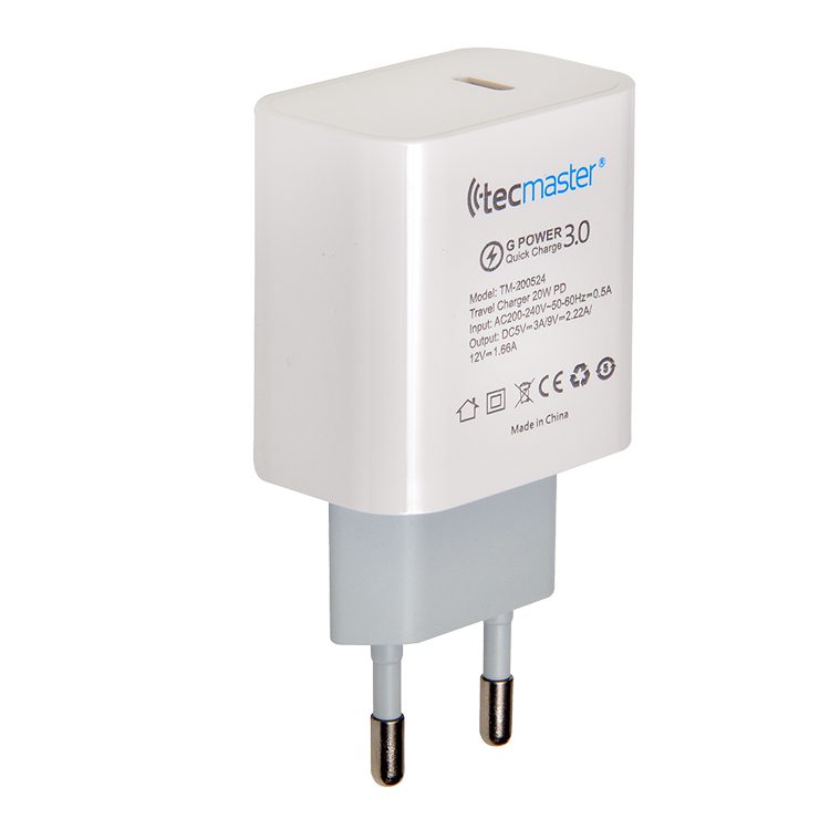 Cargador USB C con cable USB C 20W Certificación SEC iPhone Samsung - Imagen 2