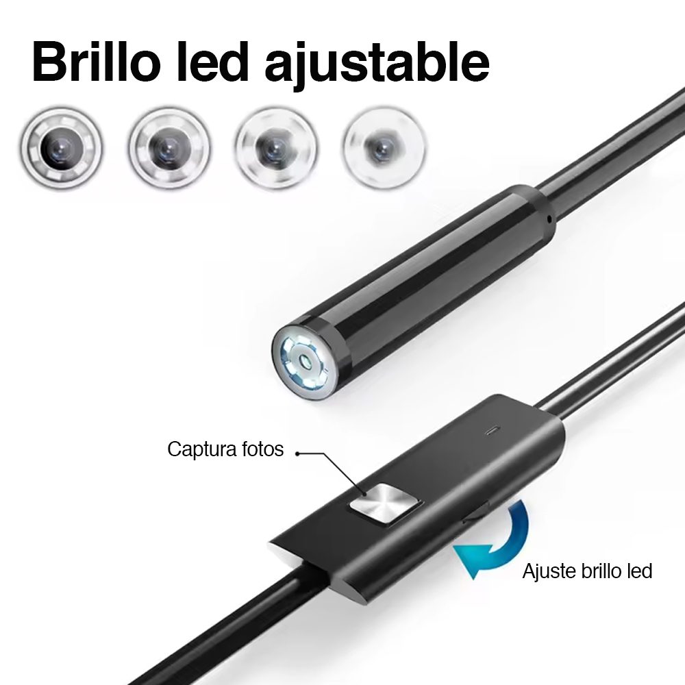 Cámara endoscópica USB C Celular endoscopio 5 metros - Imagen 5
