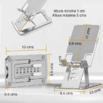 Soporte celular iPhone Aluminio Ajustable NW-S3 - Imagen 8