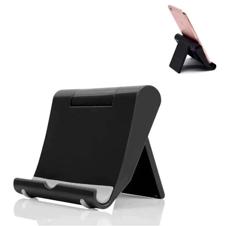 Soporte celular de escritorio Universal Negro - Imagen 2