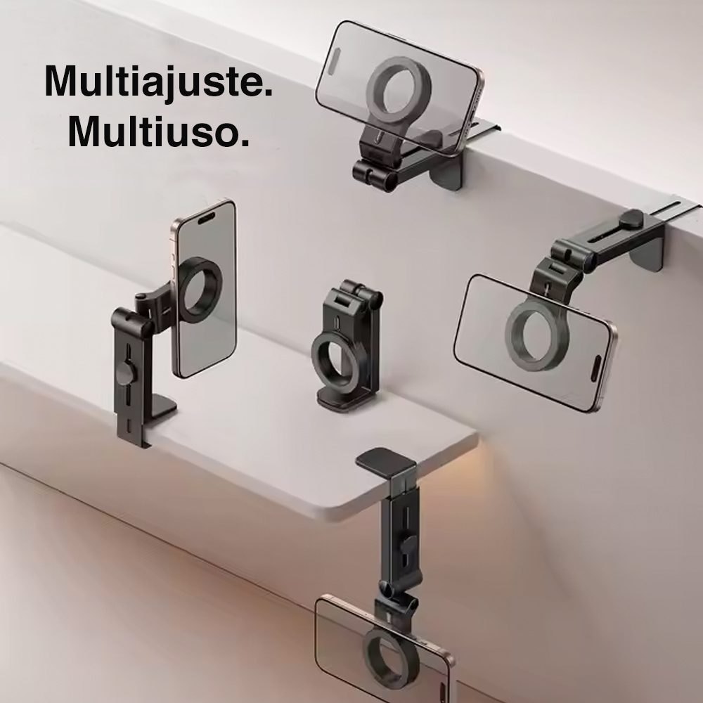 Soporte celular avión viajes para bordes con prensa - Imagen 6