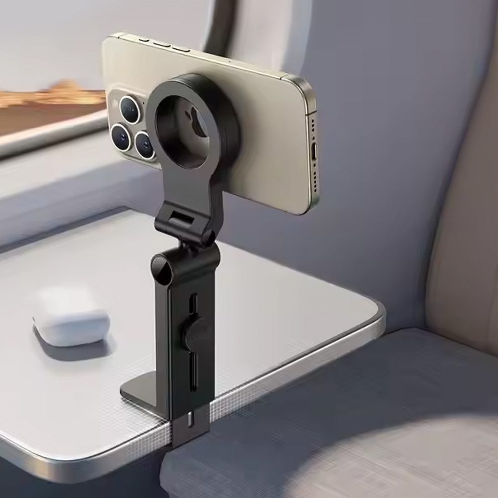 Soporte celular avión viajes para bordes con prensa - Imagen 4