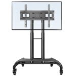 Soporte Pedestal TV móvil con ruedas hasta 70"