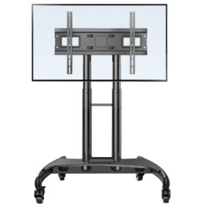 Soporte Pedestal TV móvil con ruedas hasta 70"
