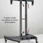 Soporte Pedestal TV móvil con ruedas hasta 70" - Imagen 5