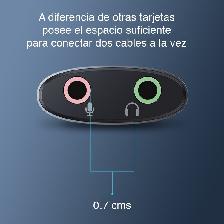 Tarjeta de sonido USB Externa Audio HiFi - Imagen 3