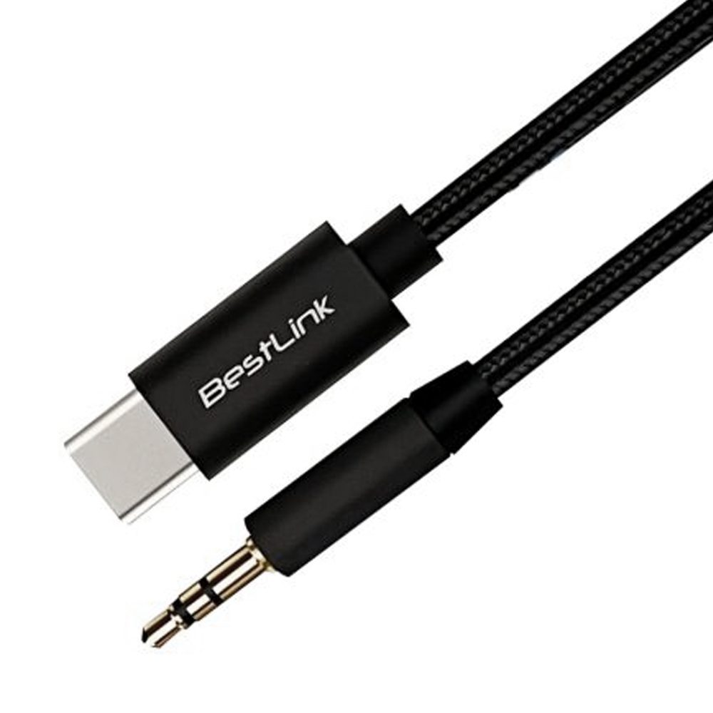 Cable auxiliar a USB C 3.5mm audio iPhone Samsung - Imagen 2