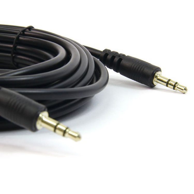 Cable Auxiliar audio 3.5 mm aux 5 metros - Imagen 2