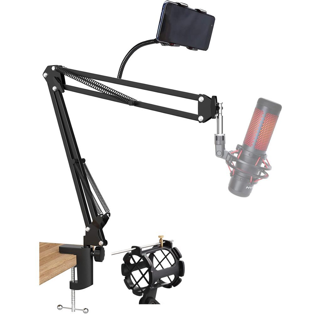 Brazo micrófono Hyperx Quadcast Solocast - Imagen 1