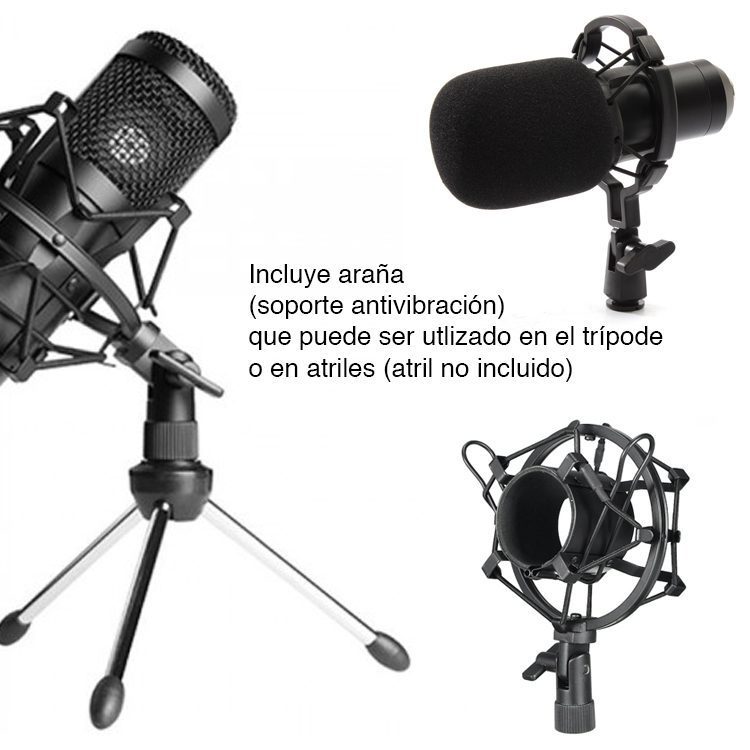 Micrófono de Condensador USB Windows Macbook - Imagen 3