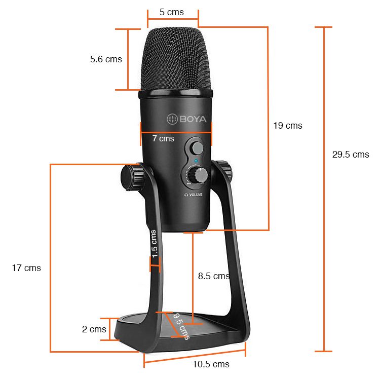 Micrófono Boya PM700 Multipatrón Condensador USB - Imagen 6