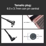 Cargador Notebook Asus Gamer 20v 7.5a 150W FX505 - Imagen 2