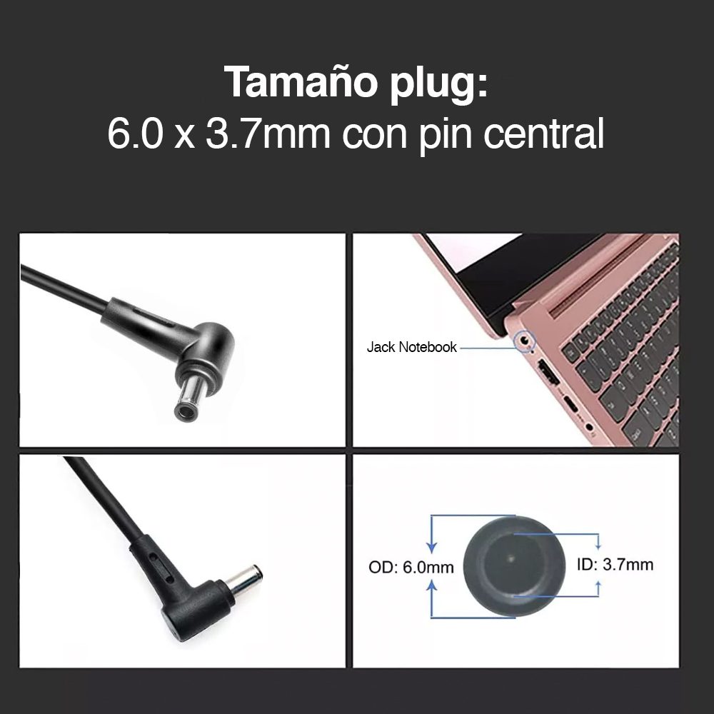 Cargador Notebook Asus Gamer 20v 7.5a 150W FX505 - Imagen 2