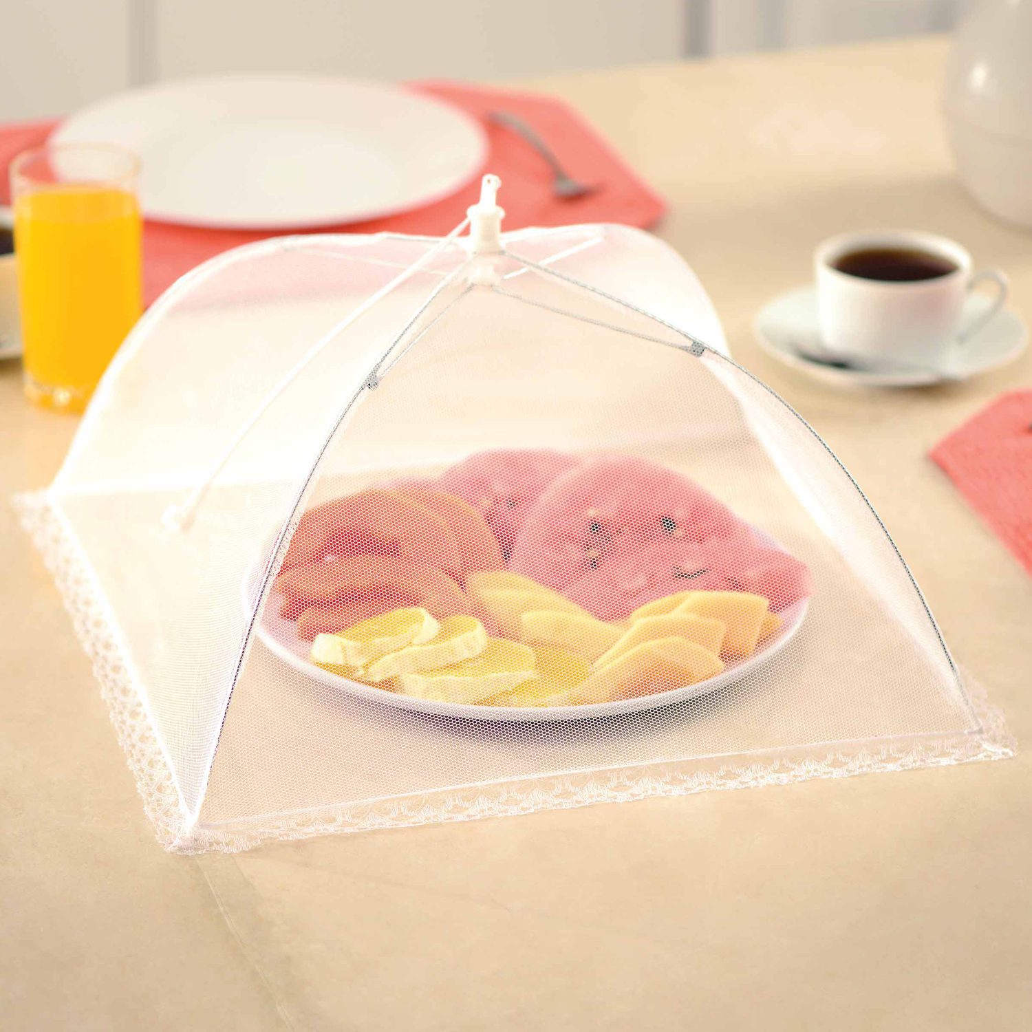 Malla cubre alimentos para cubrir antimoscas x 3 - Imagen 2