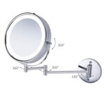 Espejo Led Baño Cosmético con Luz Articulado Abatible - Imagen 5