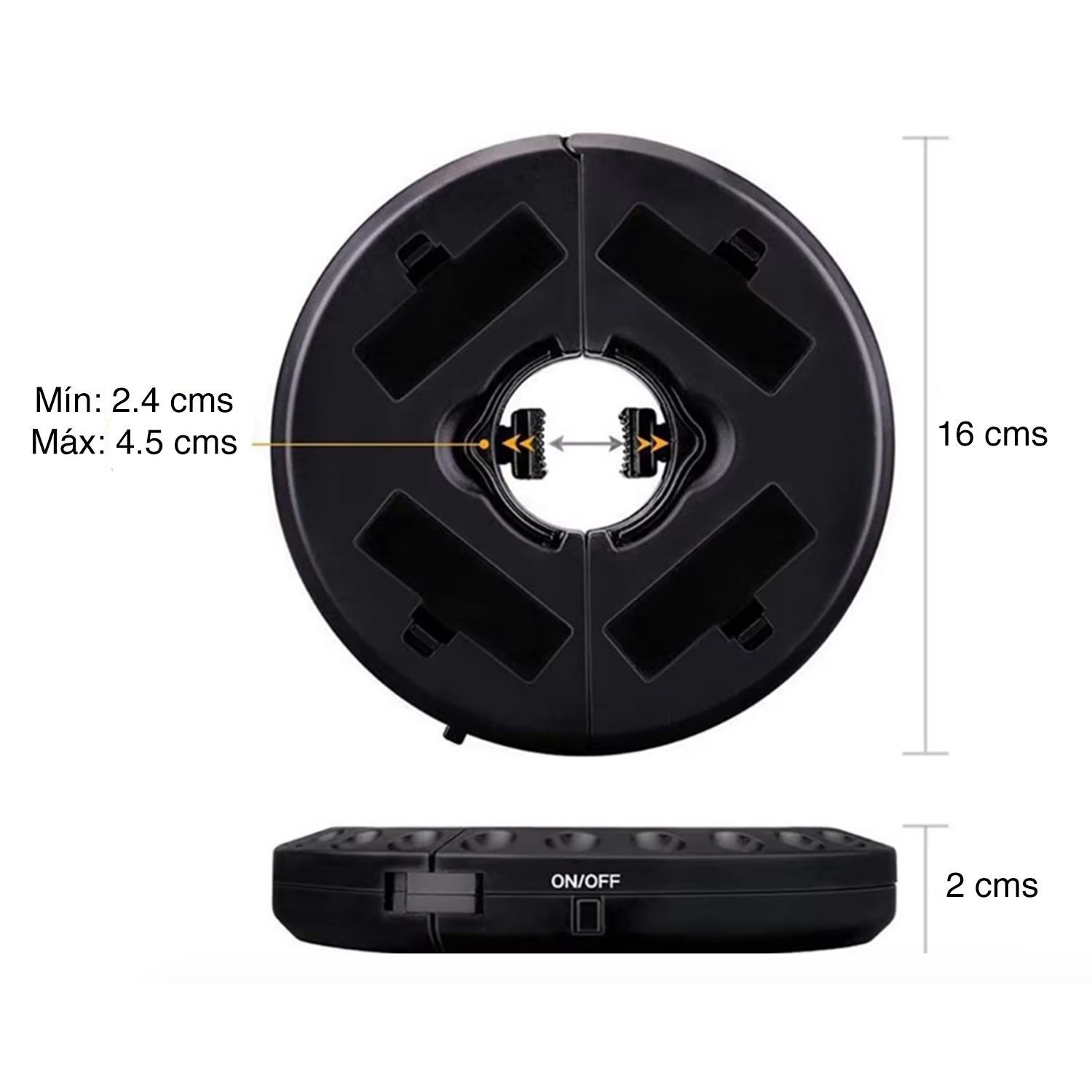 Luz para quitasol led sombrilla exterior terraza - Imagen 5