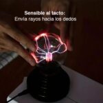 Lámpara globo plasma led mágica sensible al tacto - Imagen 3