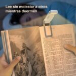 Luz lectura para leer libros cama noche ajustable - Imagen 5