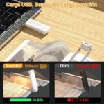 Luz lectura para leer libros cama noche ajustable - Imagen 3