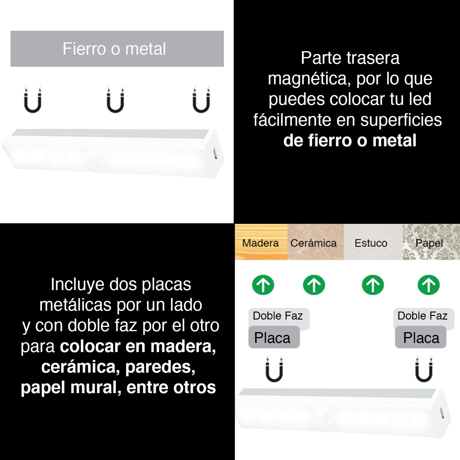 Barra Luz Led con sensor de movimiento 21 cms - Imagen 8